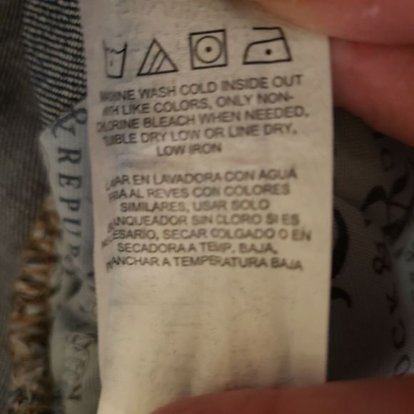 Rock & Republic Womens Kasandra Bootcut Jeans 10M Distressed Deconstructed Denim - Picture 5 of 9